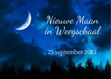 Nieuwe maan in Weegschaal - 25 september 2022